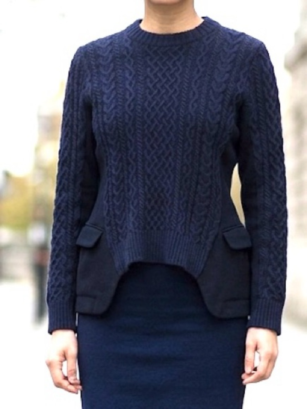 ♥️ RARE SACAI | Hybrid Sweater Blazer - sz M